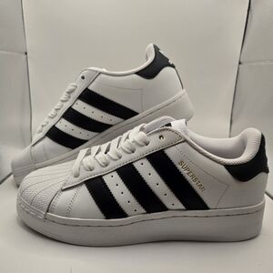 Adidas Superstar Men's 7 1/2 White And Black